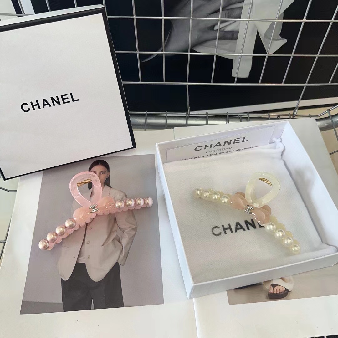 CHANE1 パール ヘアクリップ【50％割引+送料無料】