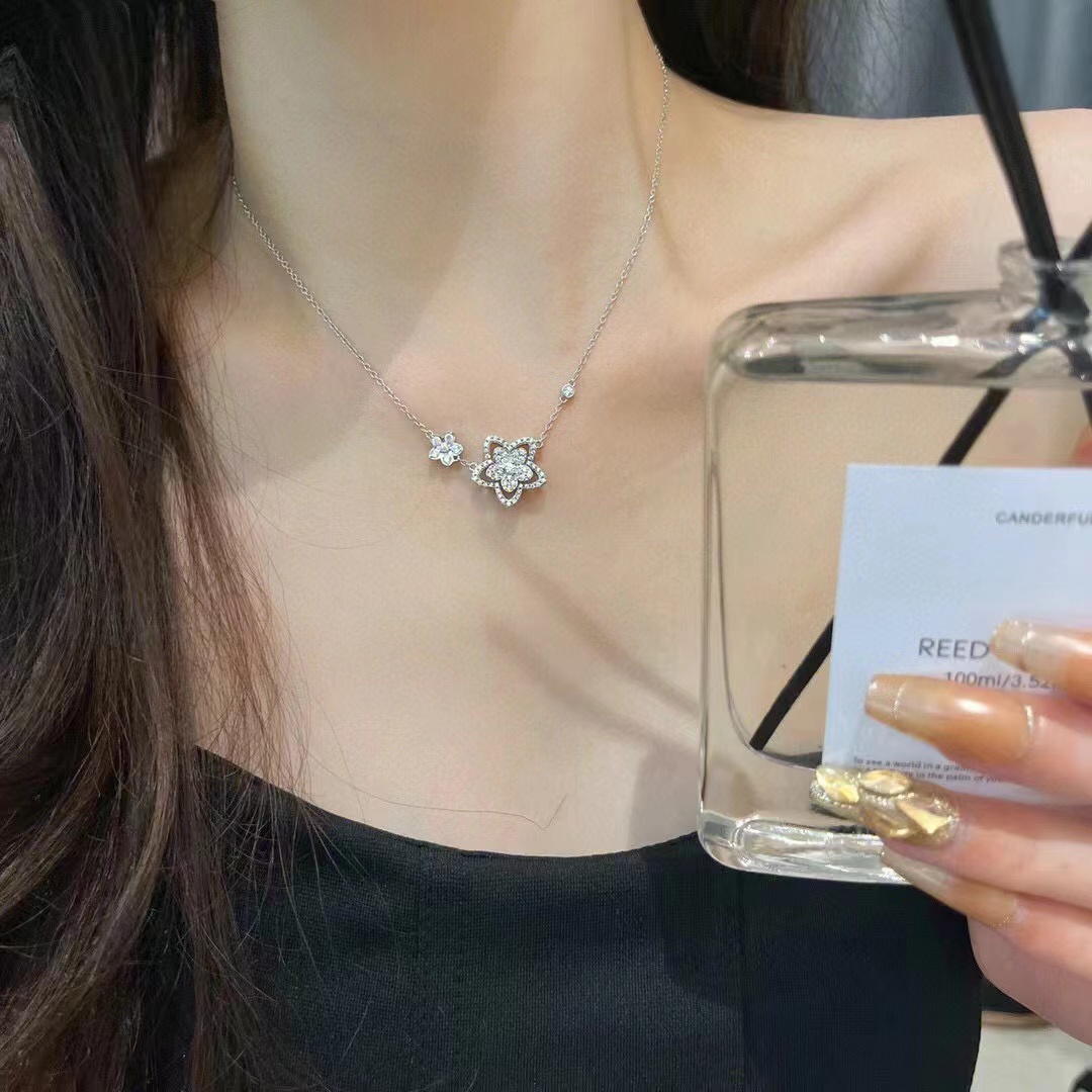 GRAFF ダイヤモンド 5フラワーネックレス【50％割引+送料無料】