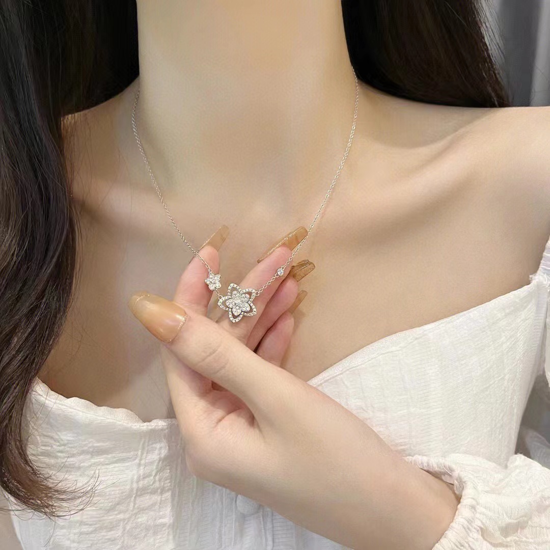 GRAFF ダイヤモンド 5フラワーネックレス【50％割引+送料無料】