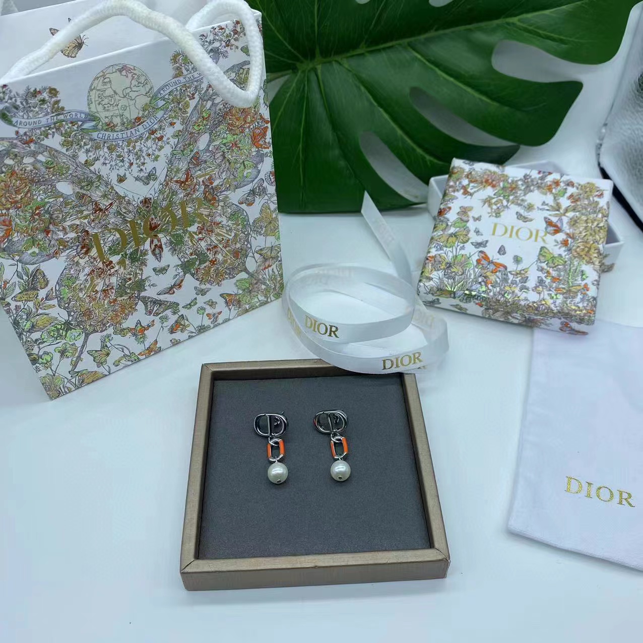 DI0R CD パール スタッド ピアス【50％割引+送料無料】