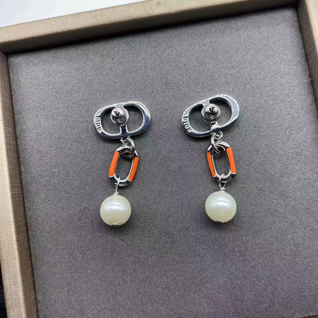 DI0R CD パール スタッド ピアス【50％割引+送料無料】