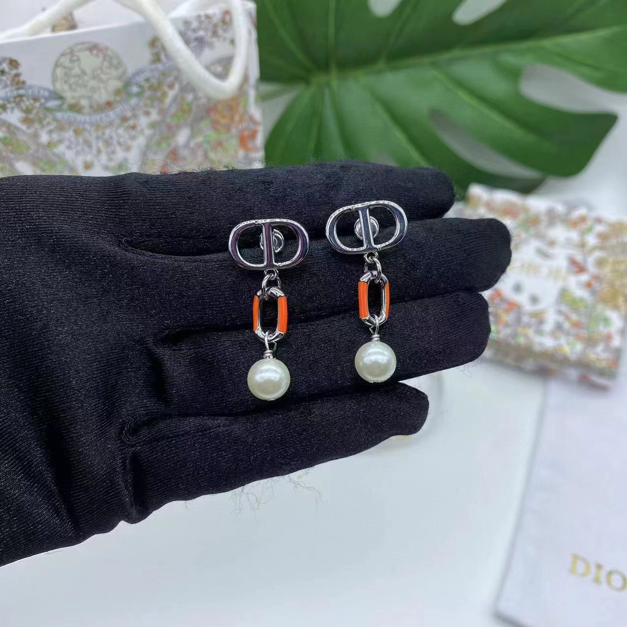 DI0R CD パール スタッド ピアス【50％割引+送料無料】