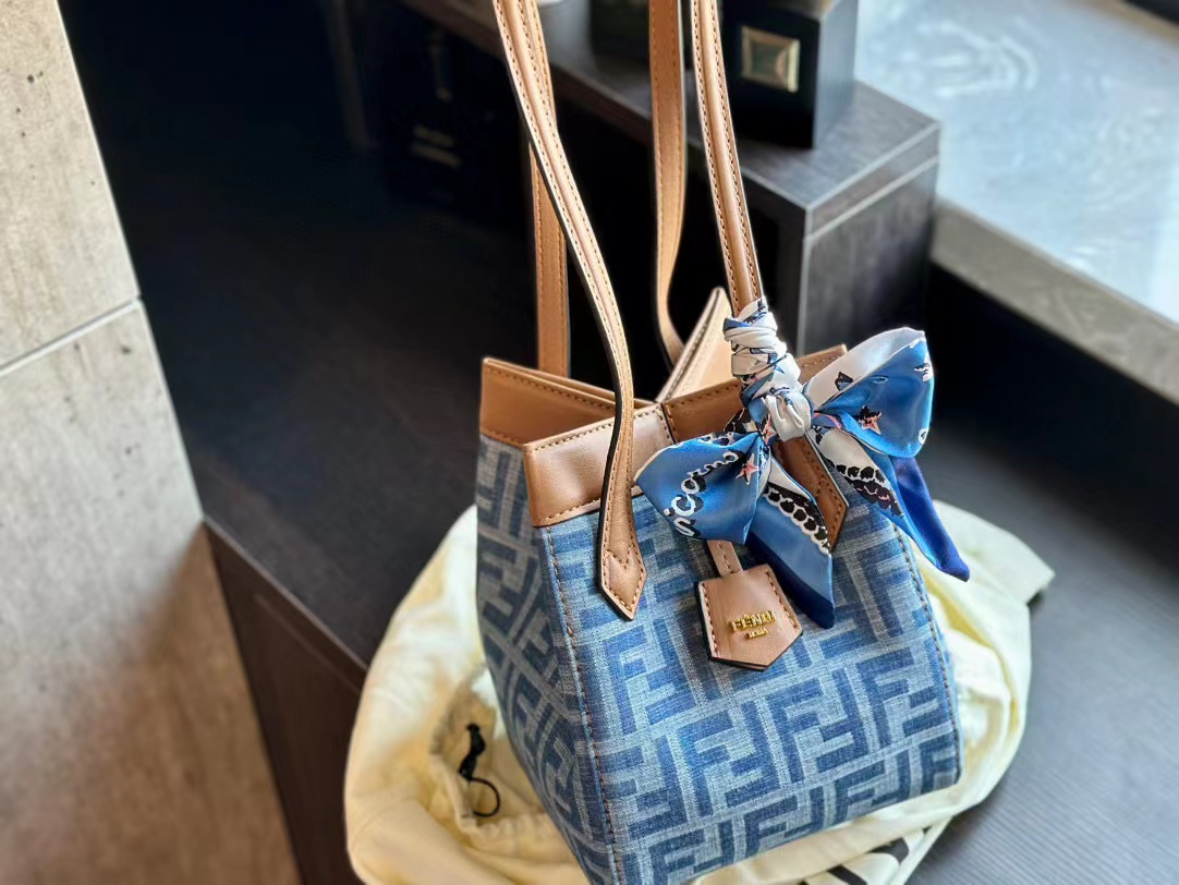 FEND1 FF デニムバケットトートバッグ【50％割引+送料無料】