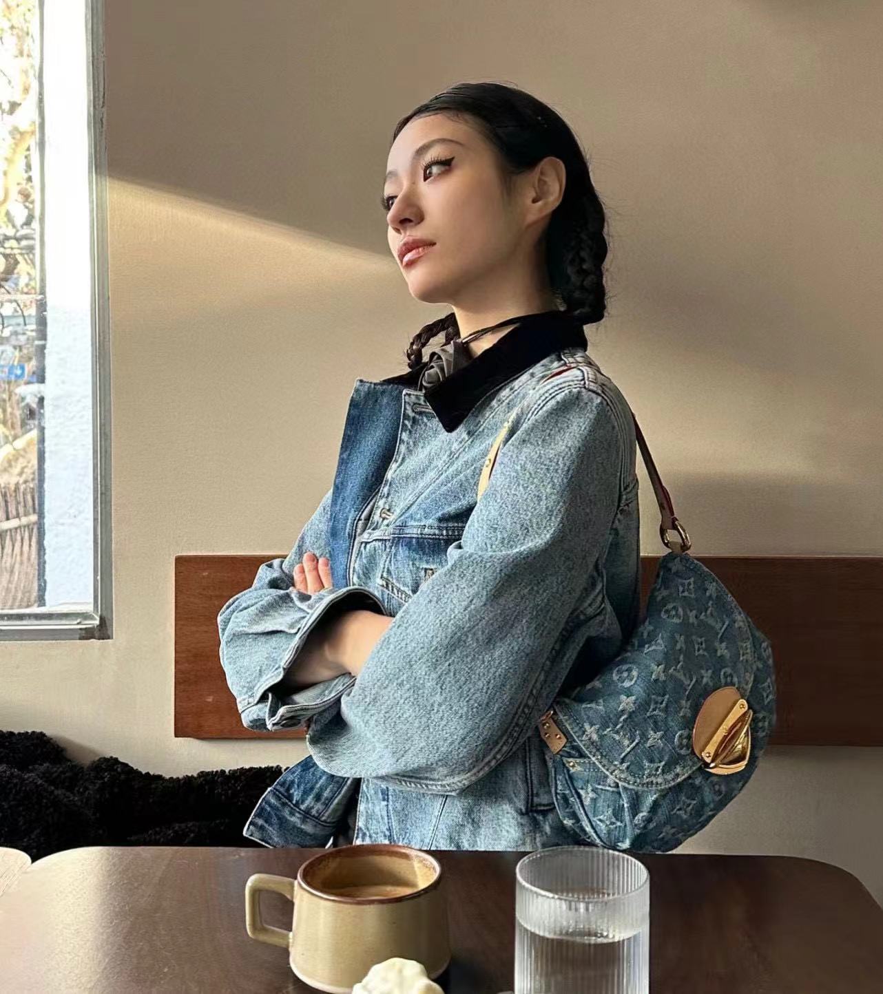 LVデニム脇バッグ【50％割引+送料無料】