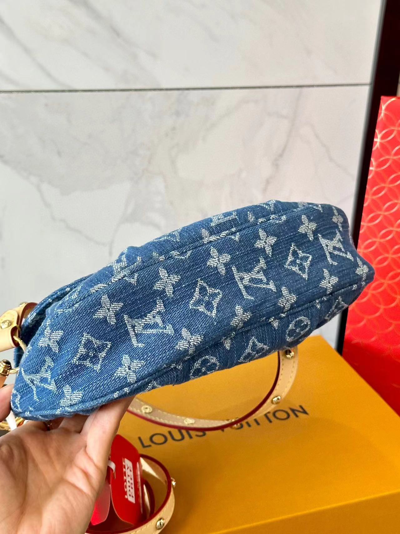 LVデニム脇バッグ【50％割引+送料無料】