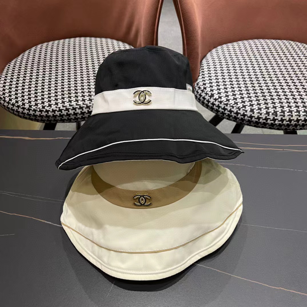 CHANE1 カラーブロック バケットハット【50％割引+送料無料】