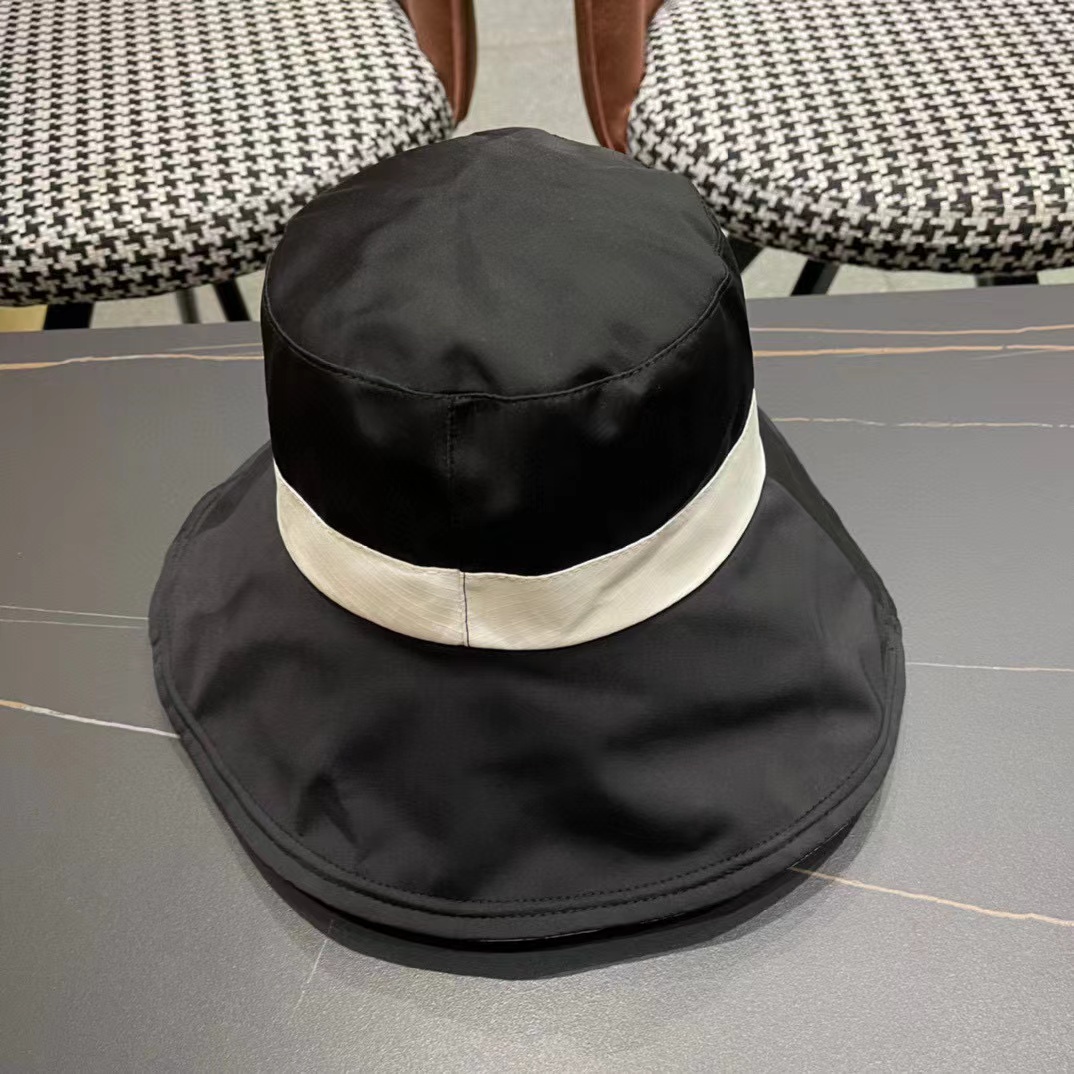 CHANE1 カラーブロック バケットハット【50％割引+送料無料】