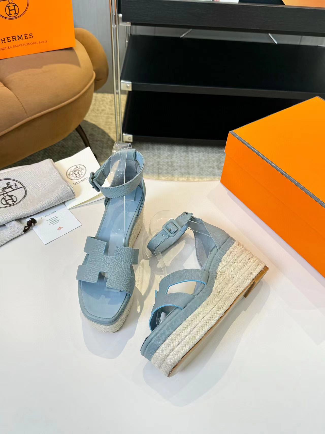 HERME5 高品質厚底ロープサンダル【50％割引+送料無料】
