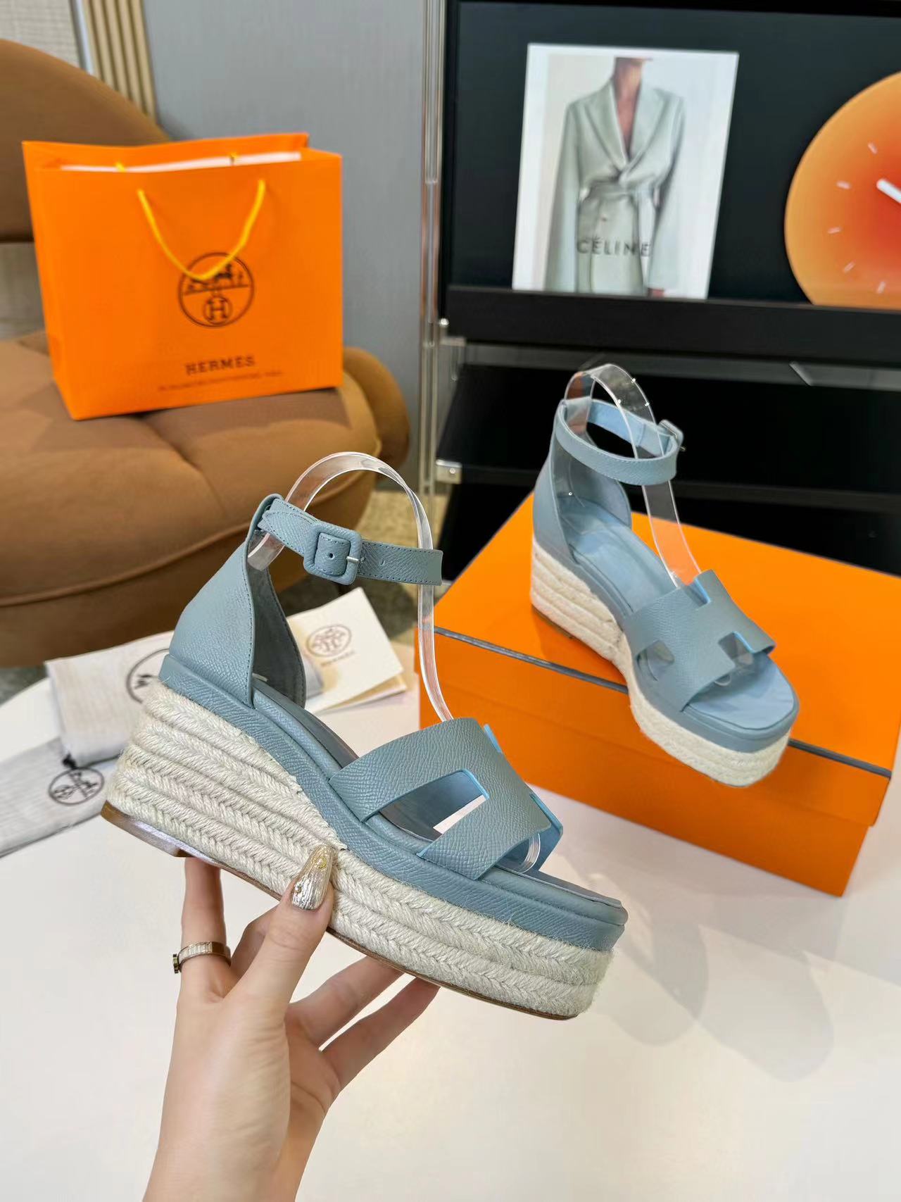 HERME5 高品質厚底ロープサンダル【50％割引+送料無料】