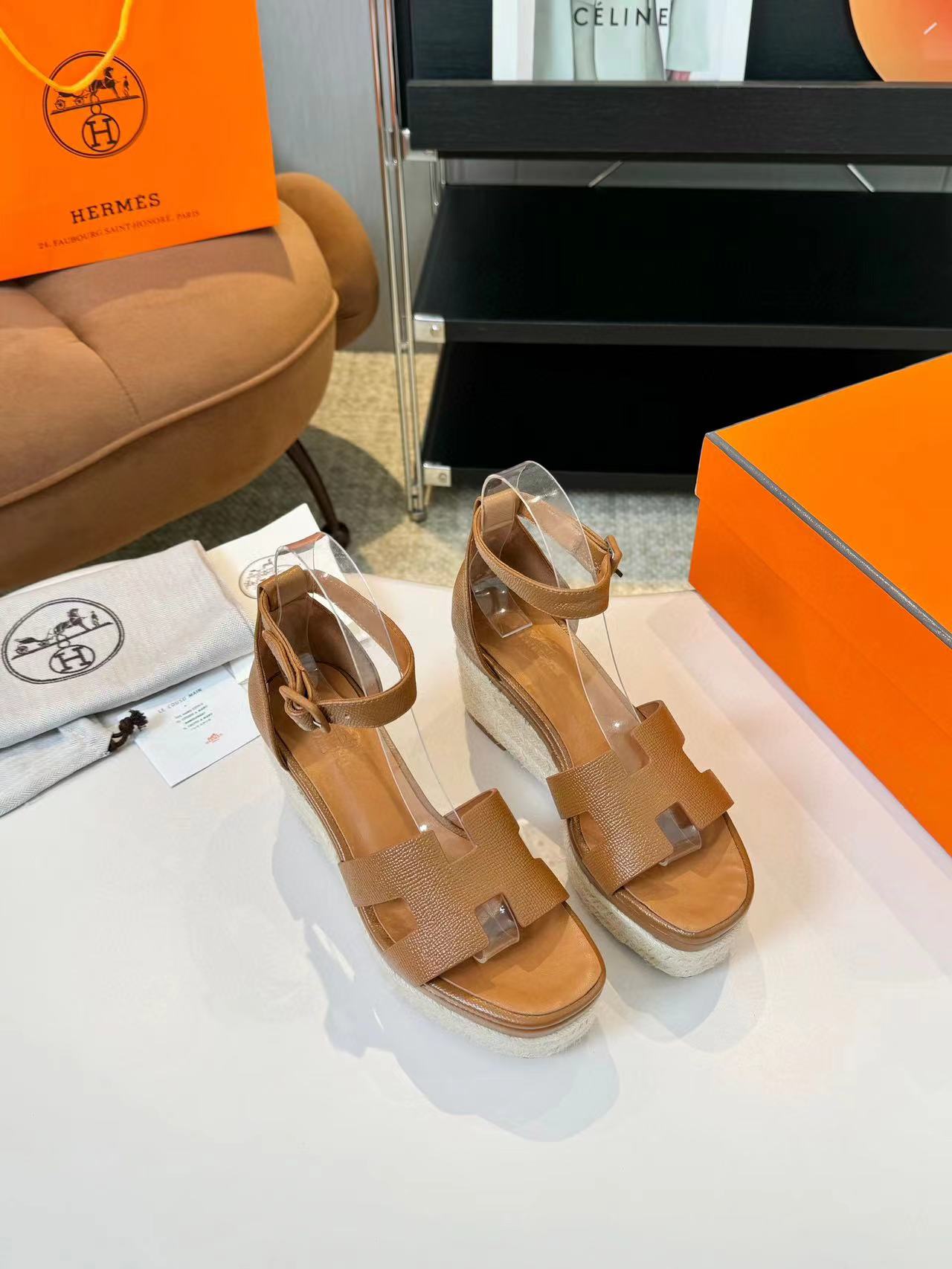HERME5 高品質厚底ロープサンダル【50％割引+送料無料】