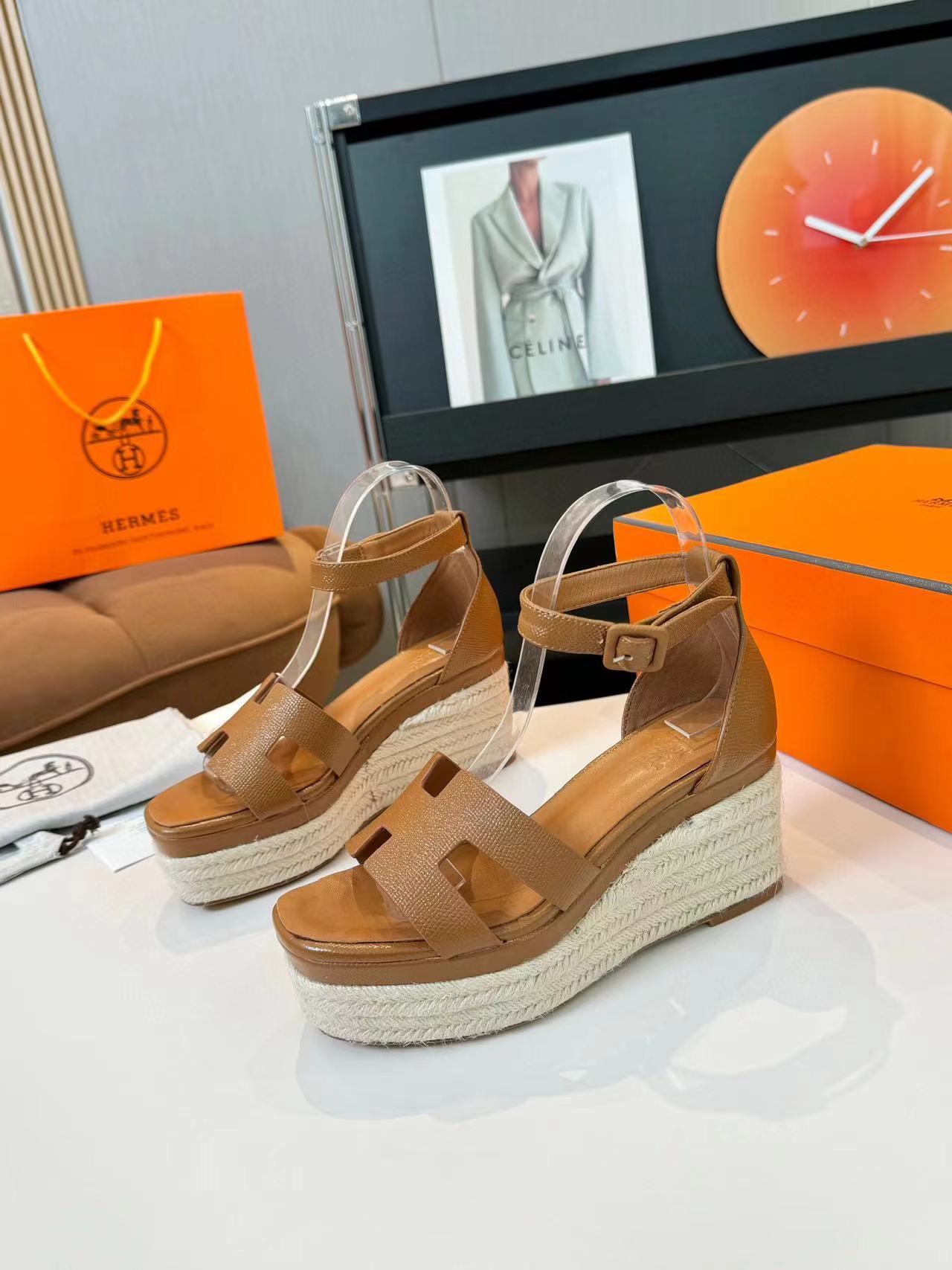 HERME5 高品質厚底ロープサンダル【50％割引+送料無料】