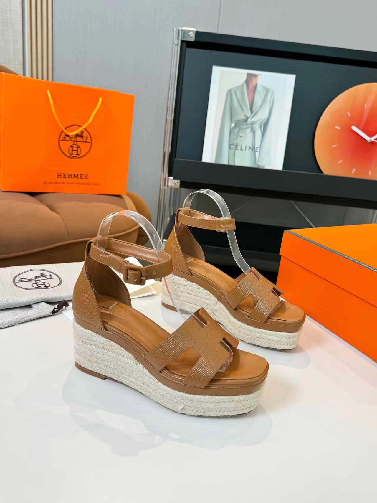 HERME5 高品質厚底ロープサンダル【50％割引+送料無料】