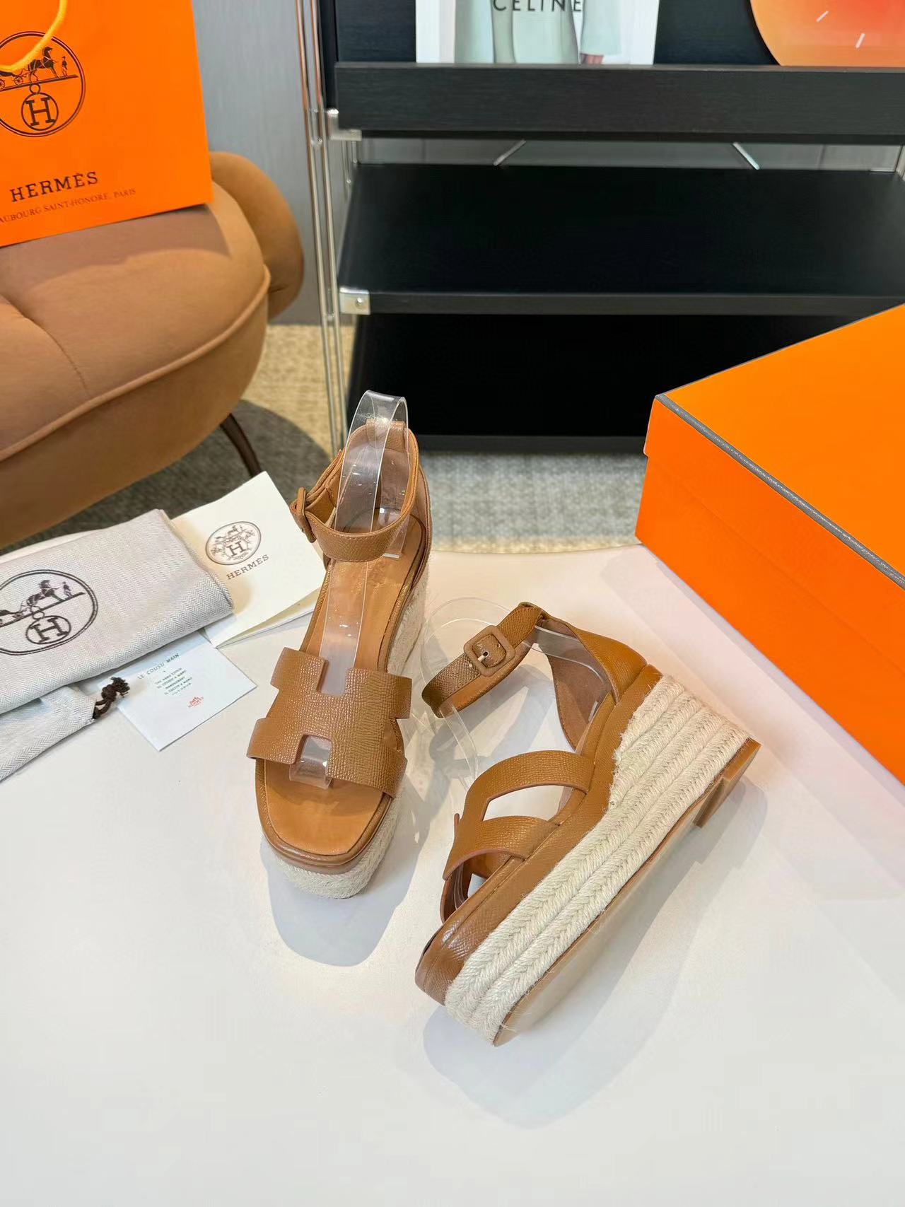 HERME5 高品質厚底ロープサンダル【50％割引+送料無料】