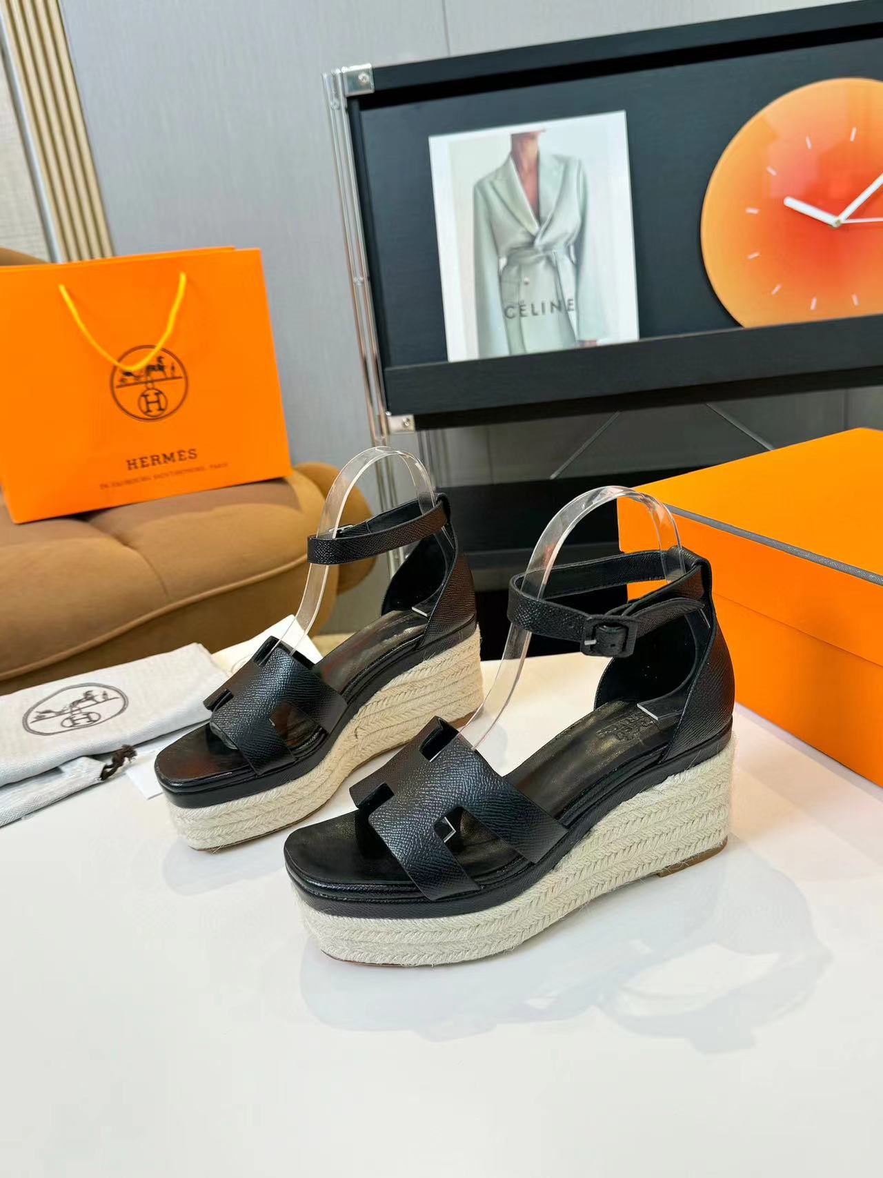 HERME5 高品質厚底ロープサンダル【50％割引+送料無料】