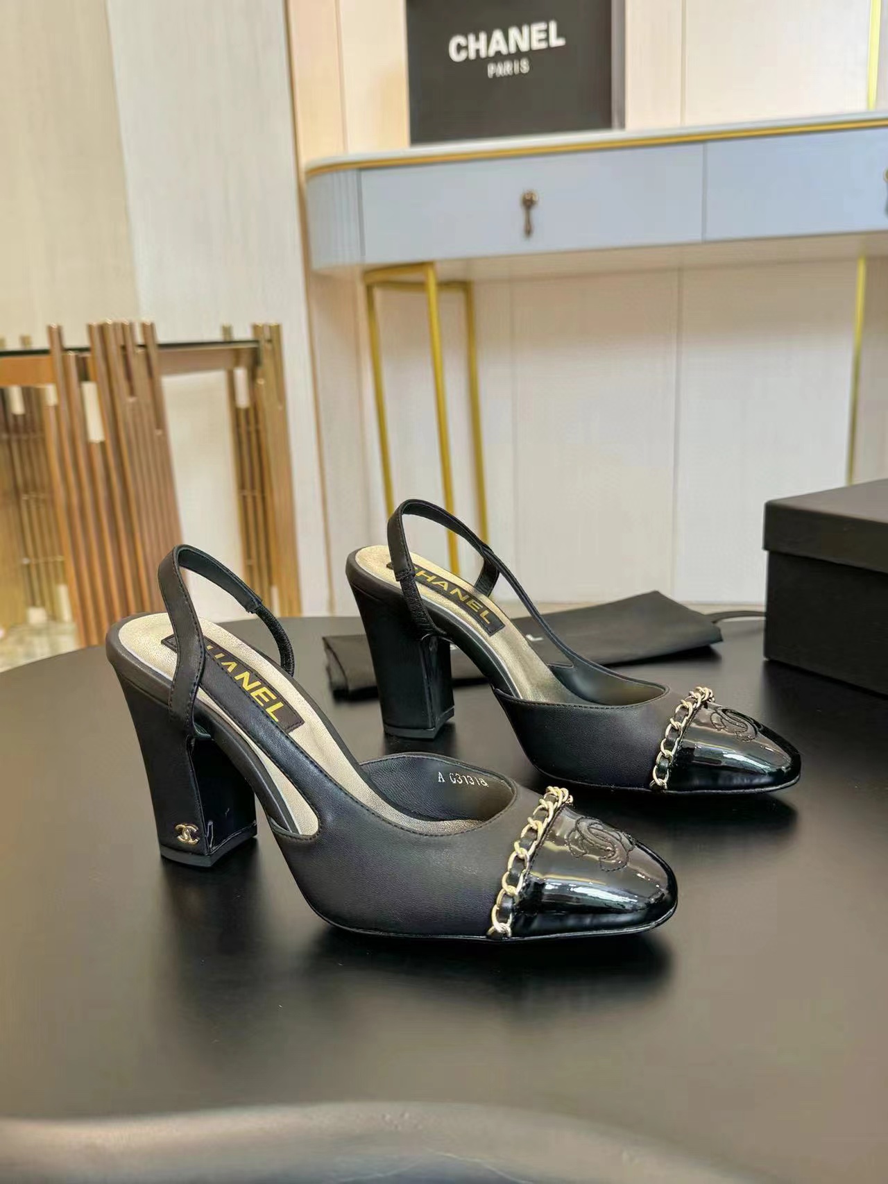 CHANE1 高品質カラーブロック ダブルCロゴサンダル【50％割引+送料無料】