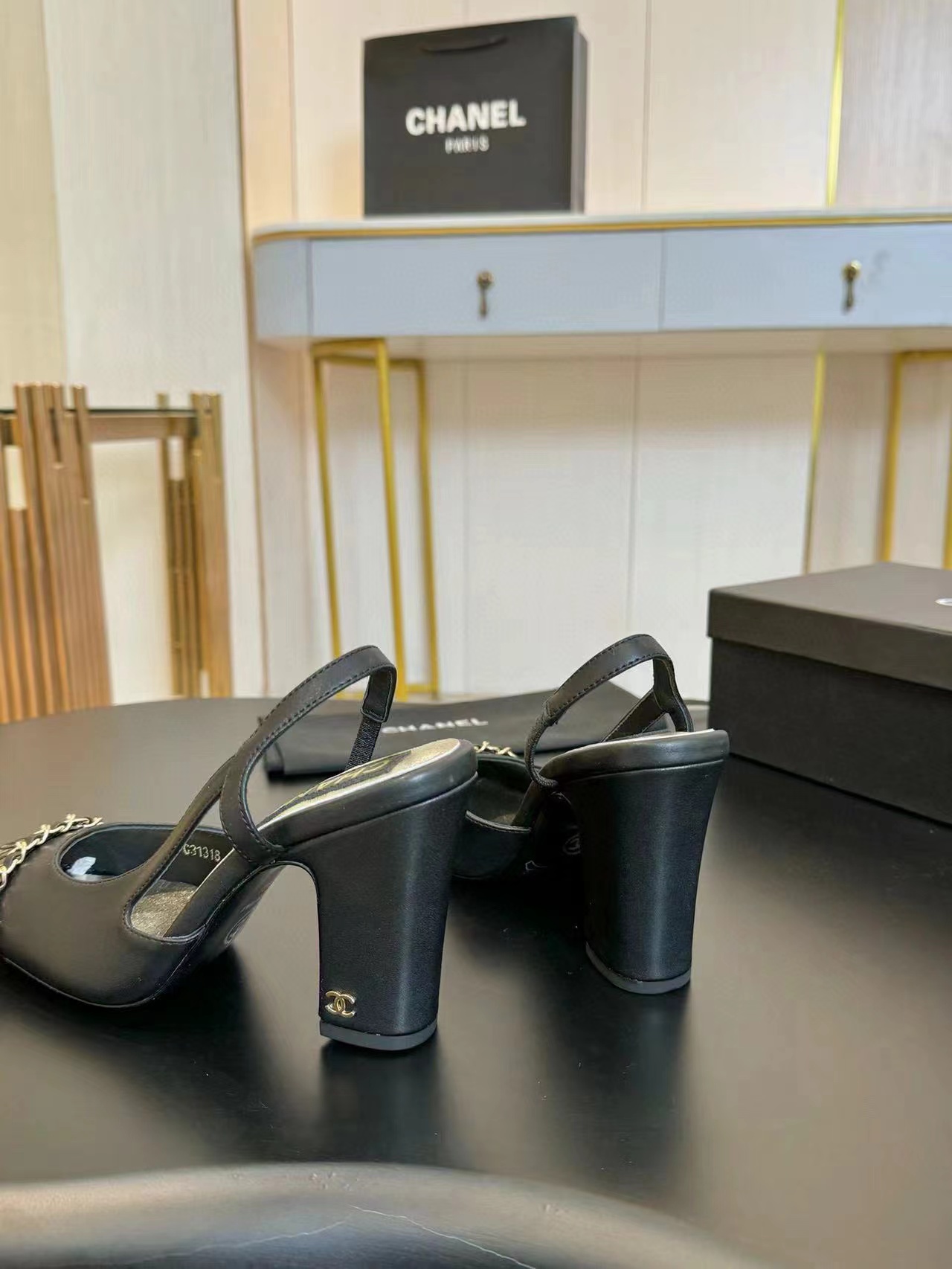 CHANE1 高品質カラーブロック ダブルCロゴサンダル【50％割引+送料無料】