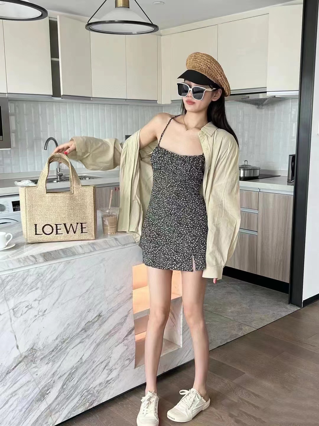 L0WEW 刺繍入りウーブントートバッグ【50％割引+送料無料】