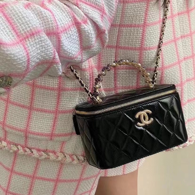 CHANE1 パールハンドルトートバッグ【50％割引+送料無料】