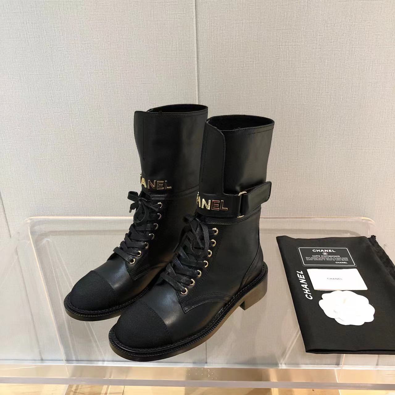 CHANE1 ストラップシープスキンブーツ【50％割引+送料無料】