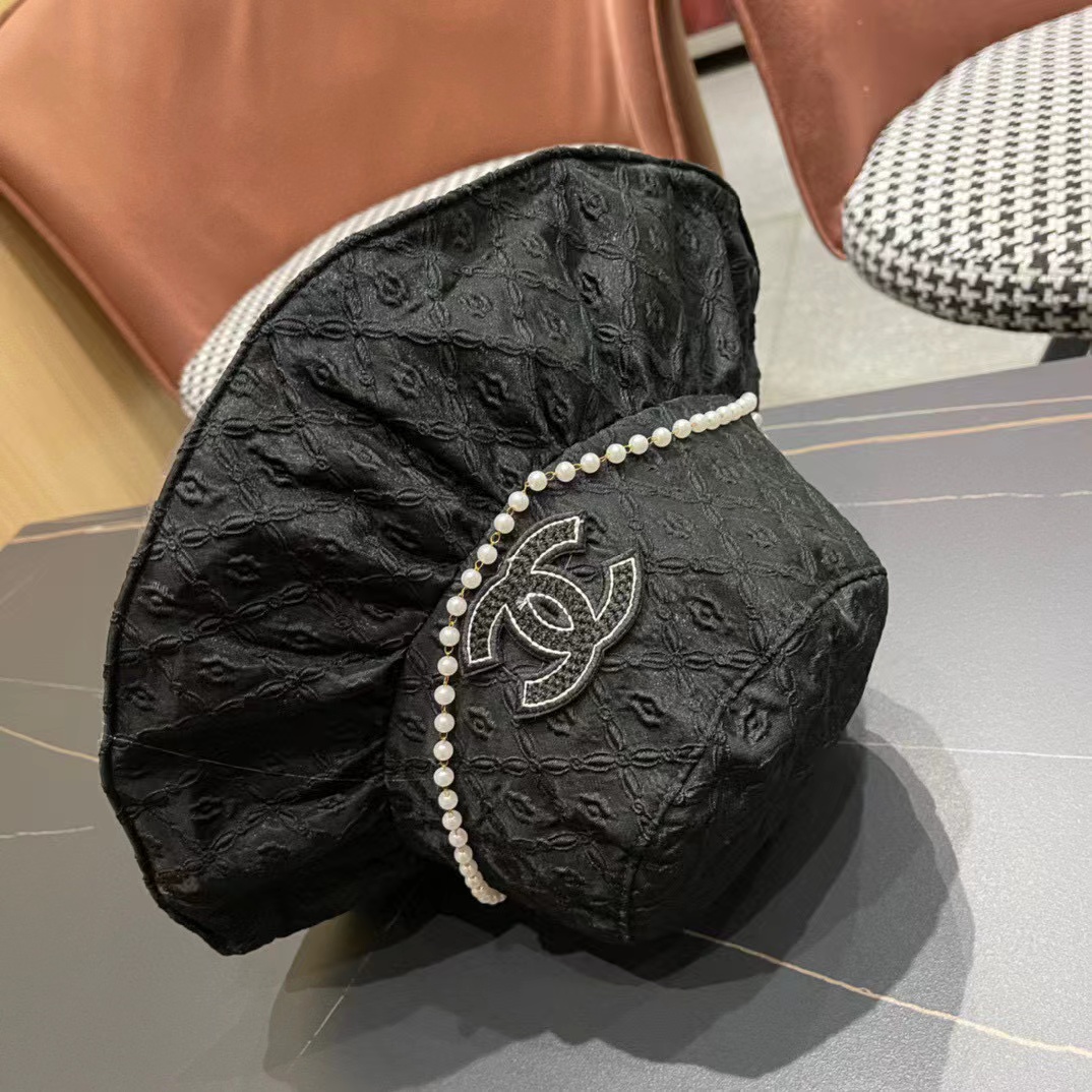 CHANE1 ダブルCパールバケットハット【50％割引+送料無料】