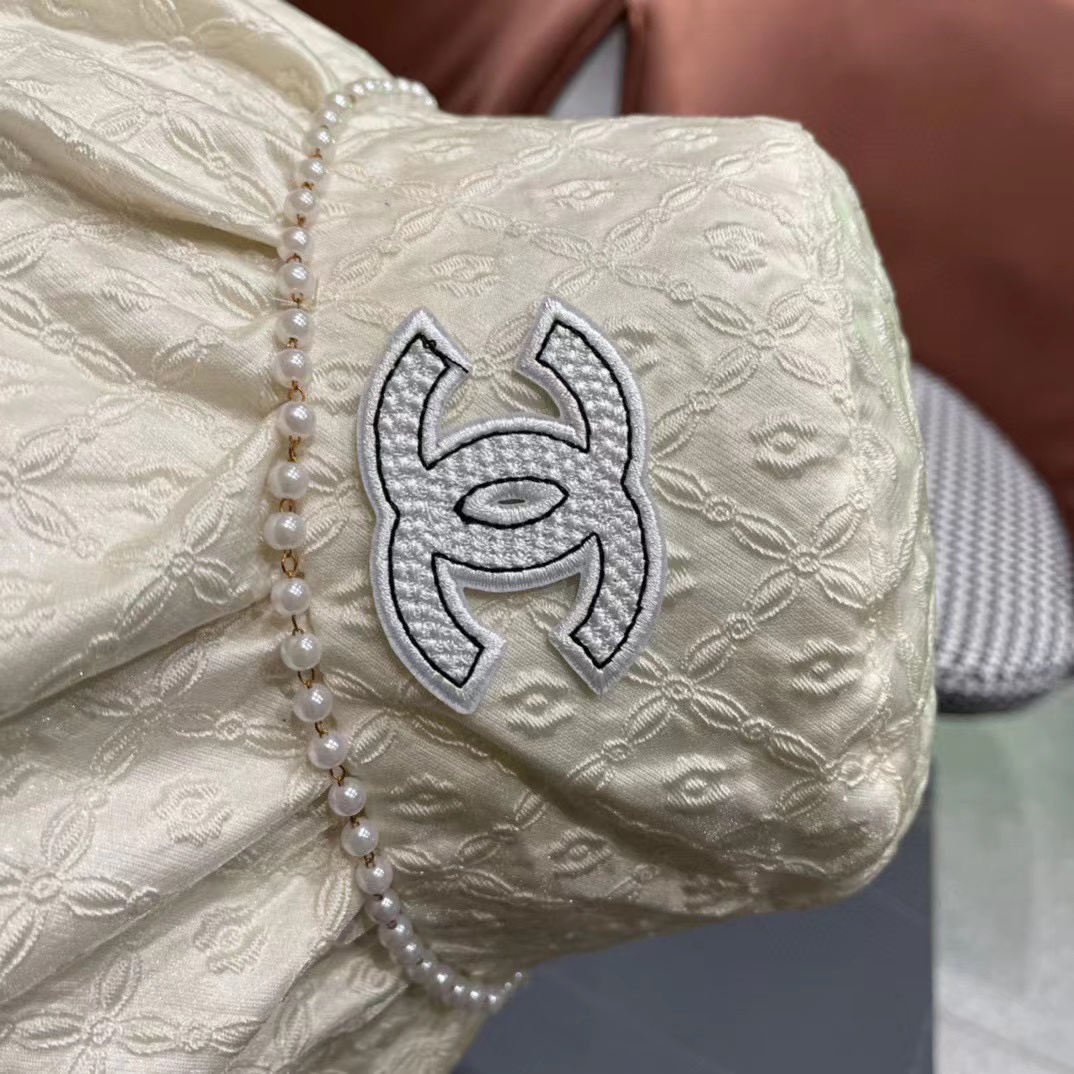 CHANE1 ダブルCパールバケットハット【50％割引+送料無料】