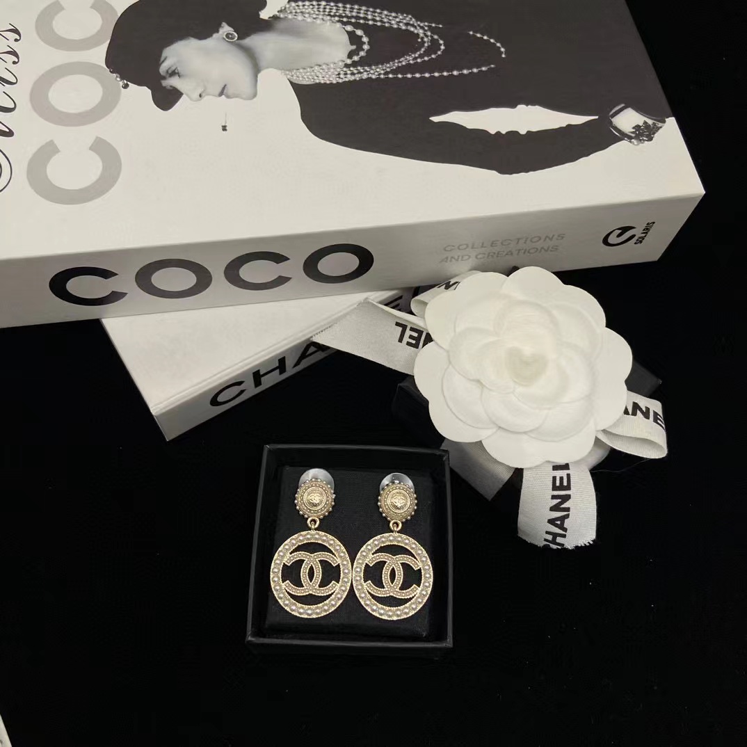 CHANE1 ラウンドパールイヤリング【50％割引+送料無料】