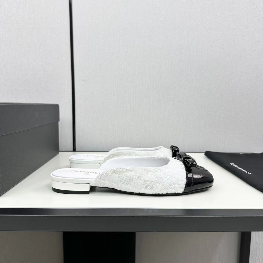 CHANE1 高品質スパンコール付きスリッパ【50％割引+送料無料】