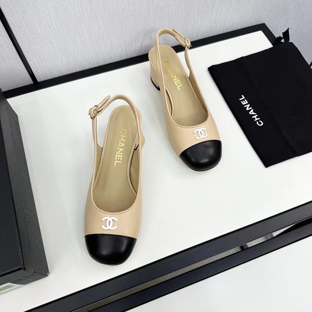 CHANE1 上質牛革カラーブロックローヒールサンダル【50％割引+送料無料】