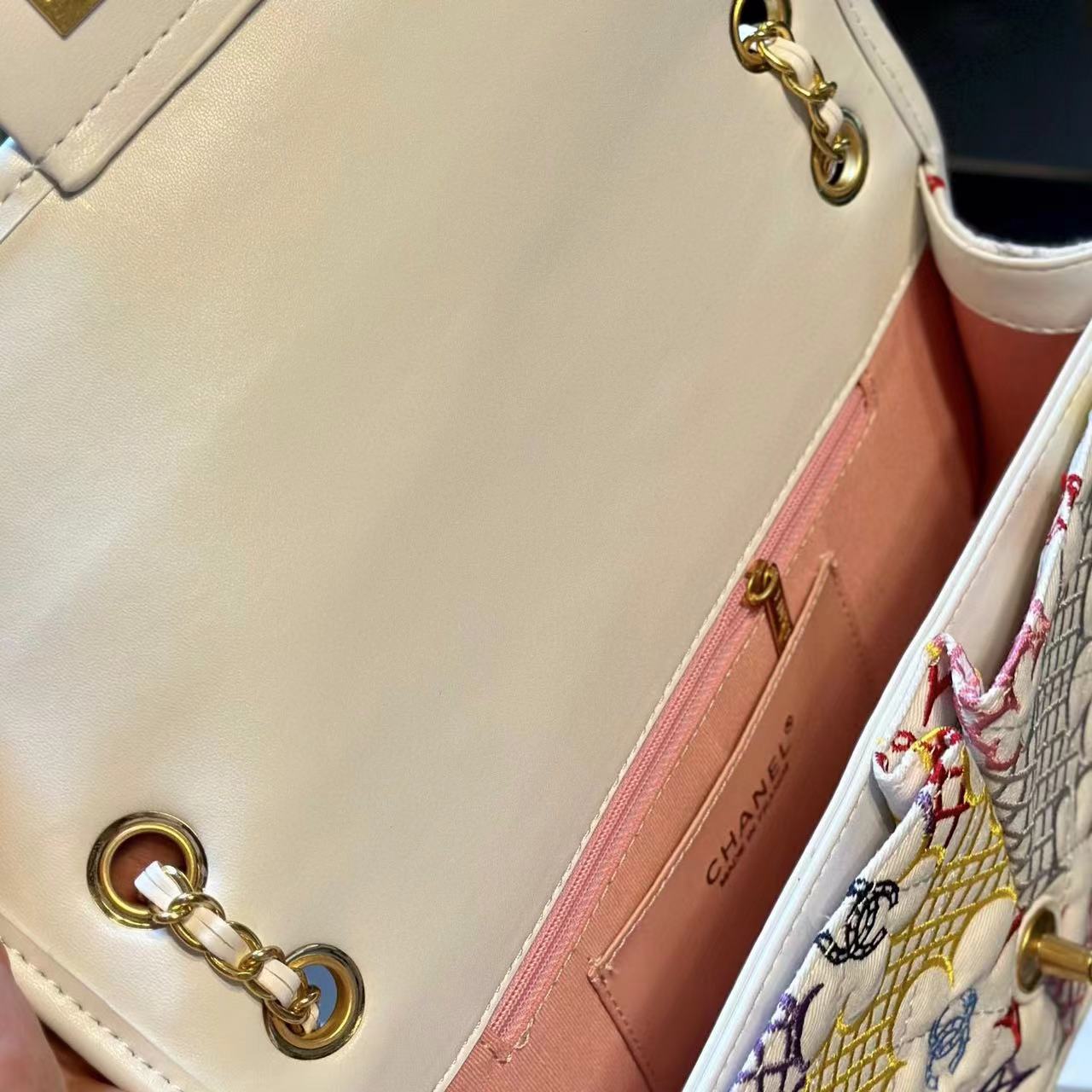 CHANE1 フラワー CF ショルダー クロスボディバッグ【50％割引+送料無料】