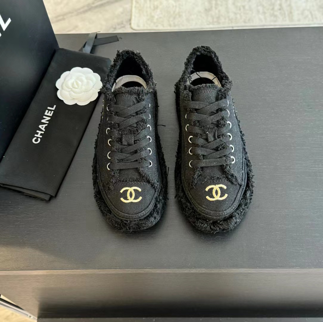 CHANE1 高品質レースアップデニムカジュアルシューズ【50％割引+送料無料】