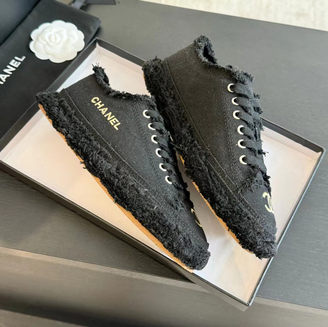 CHANE1 高品質レースアップデニムカジュアルシューズ【50％割引+送料無料】