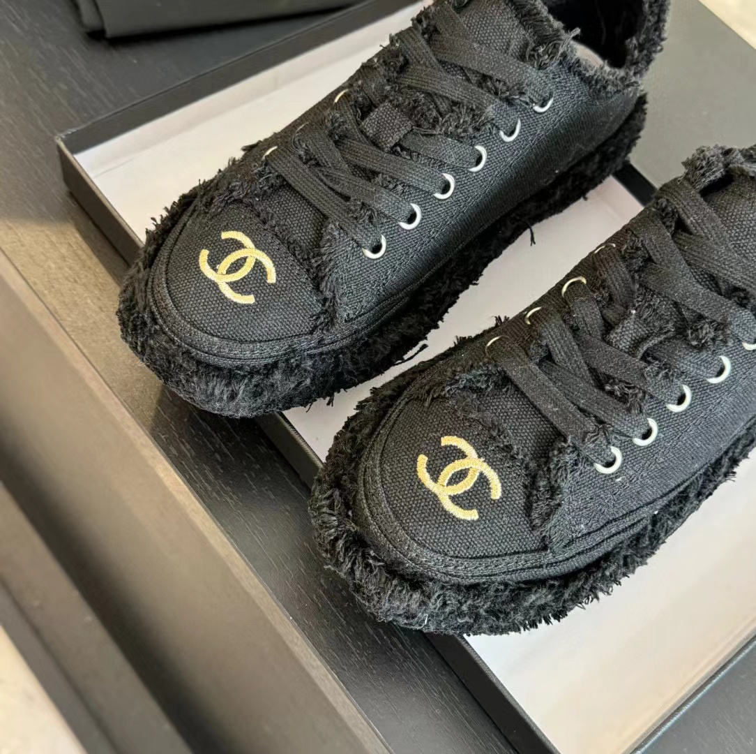 CHANE1 高品質レースアップデニムカジュアルシューズ【50％割引+送料無料】