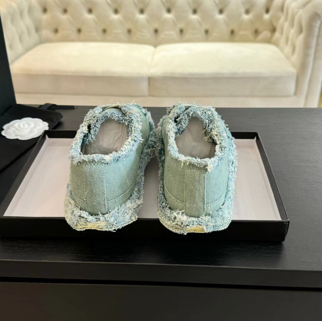 CHANE1 高品質レースアップデニムカジュアルシューズ【50％割引+送料無料】