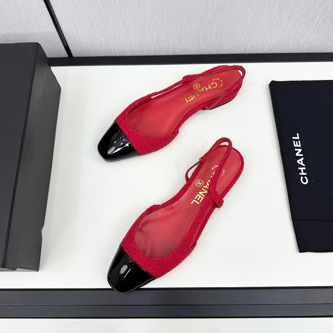 CHANE1 slingback ぺたんこ靴【50％割引+送料無料】