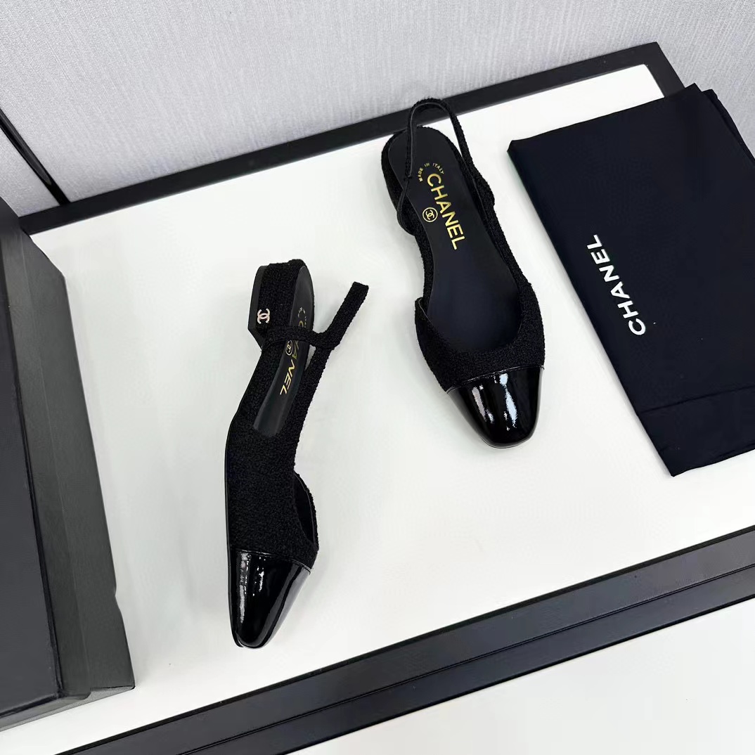 CHANE1 slingback ぺたんこ靴【50％割引+送料無料】