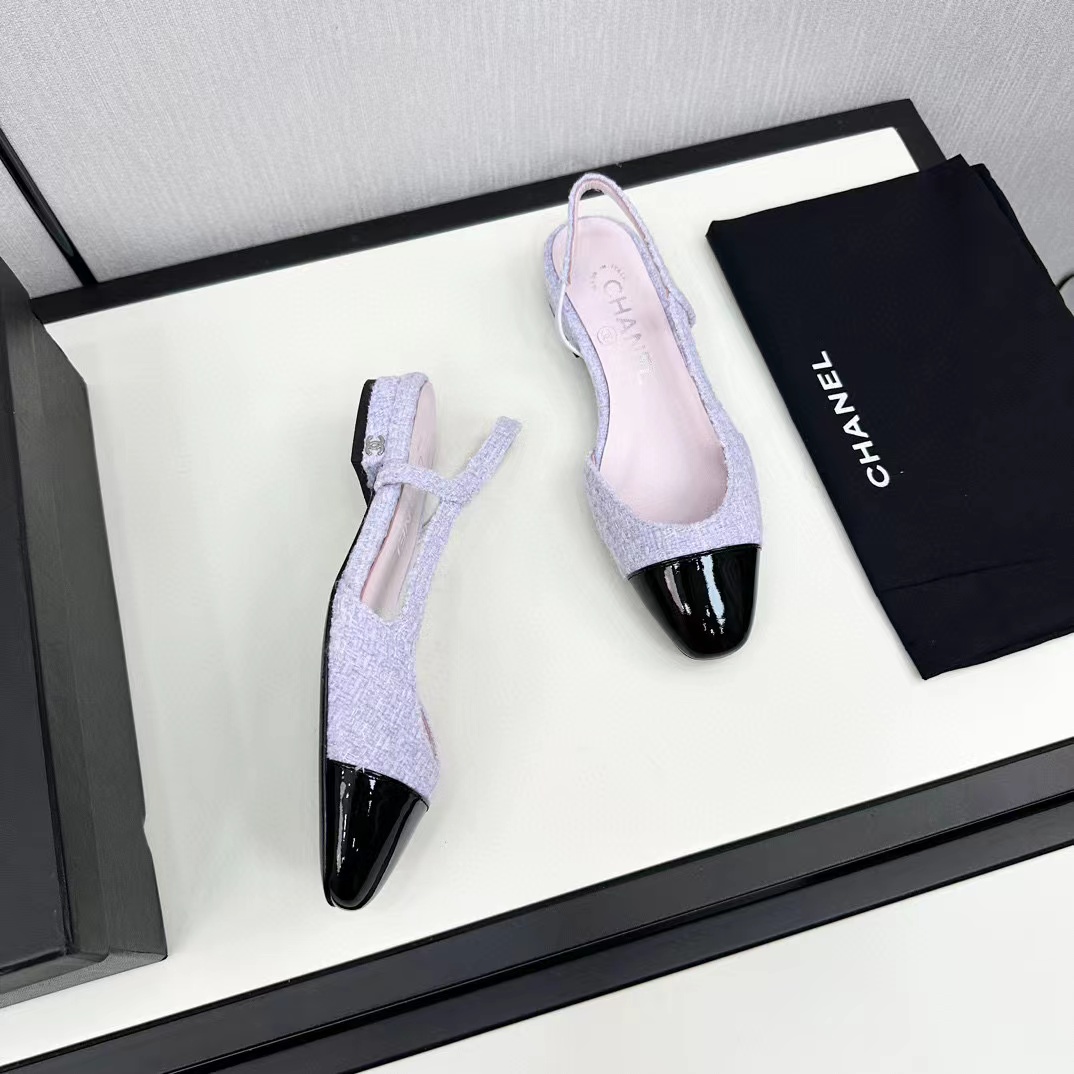 CHANE1 slingback ぺたんこ靴【50％割引+送料無料】