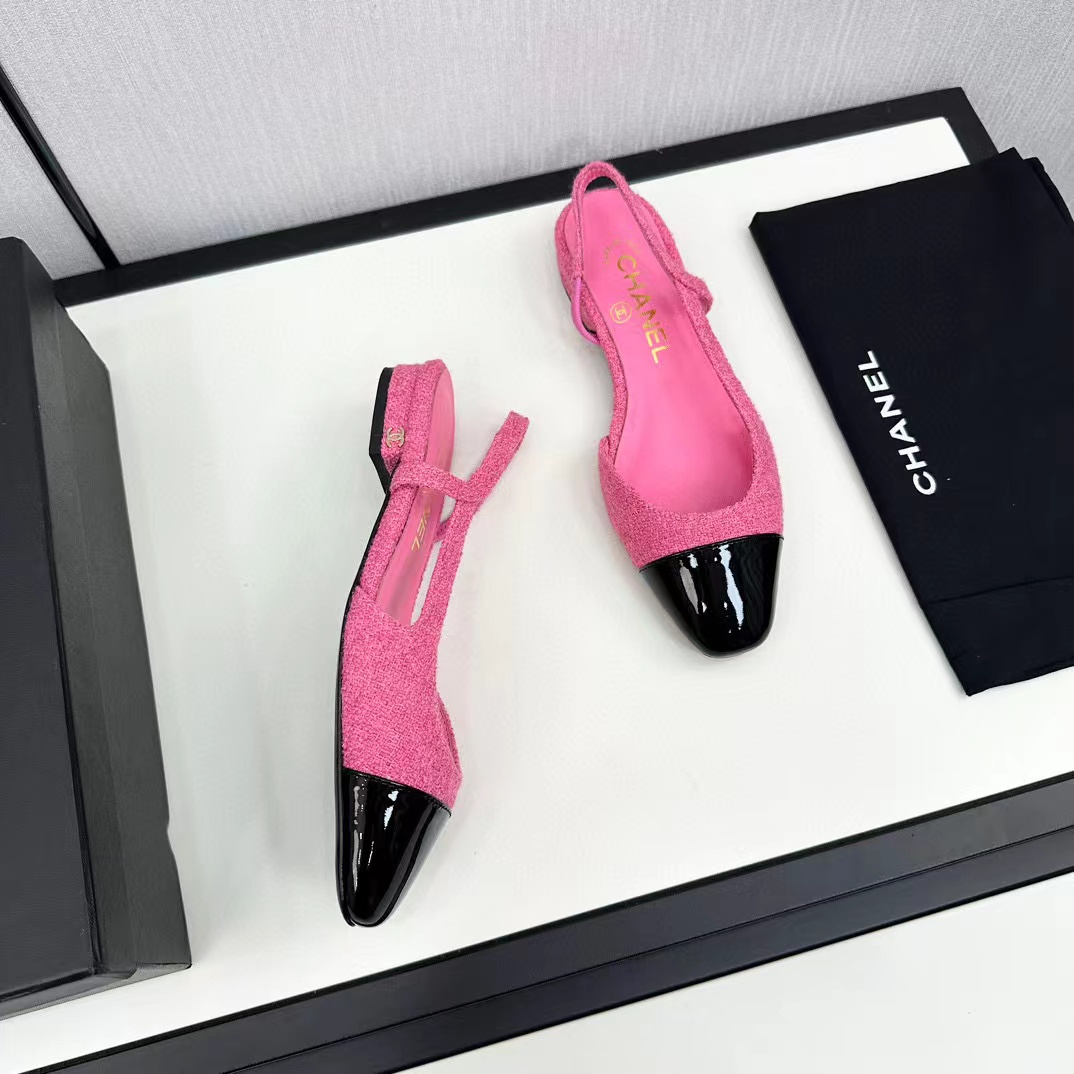 CHANE1 slingback ぺたんこ靴【50％割引+送料無料】