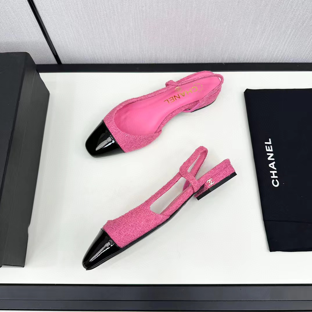 CHANE1 slingback ぺたんこ靴【50％割引+送料無料】