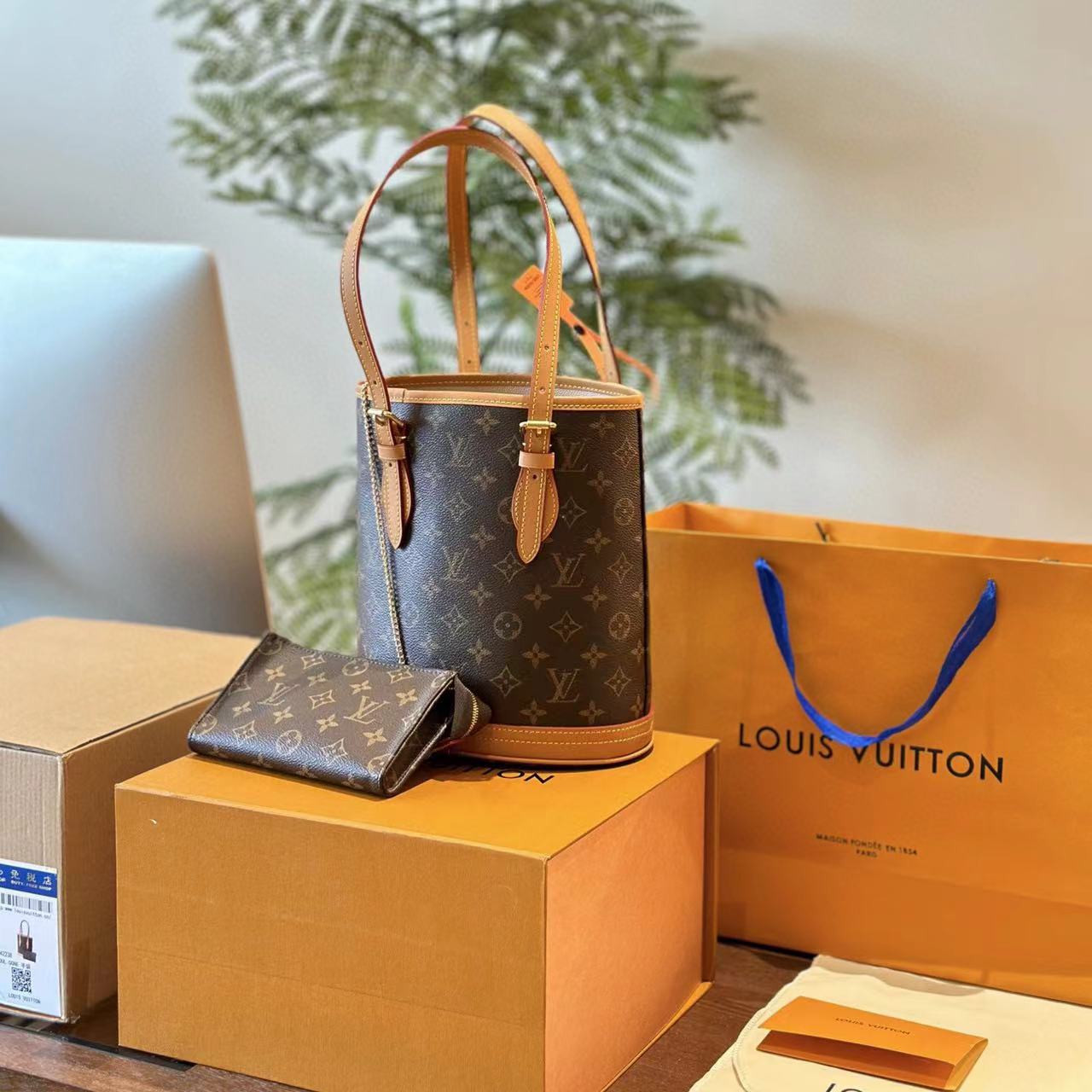 LV高品質老眼バケットバッグ【50％割引+送料無料】