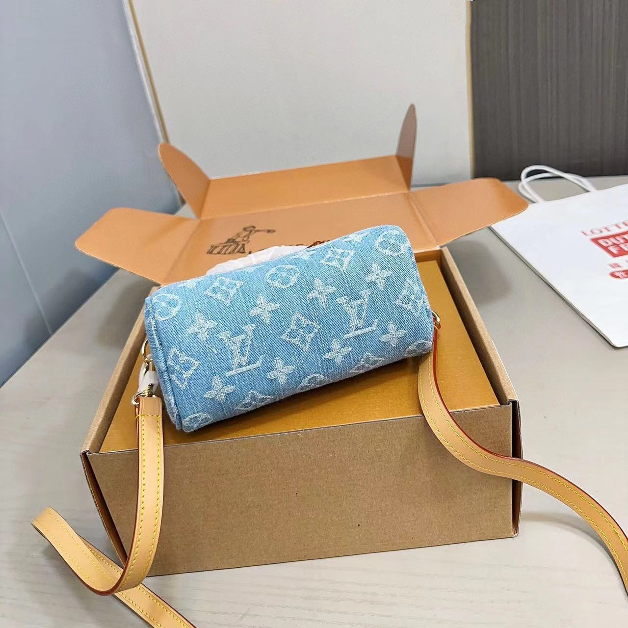 LV ジャガードデニムハンドバッグ S【50％割引+送料無料】