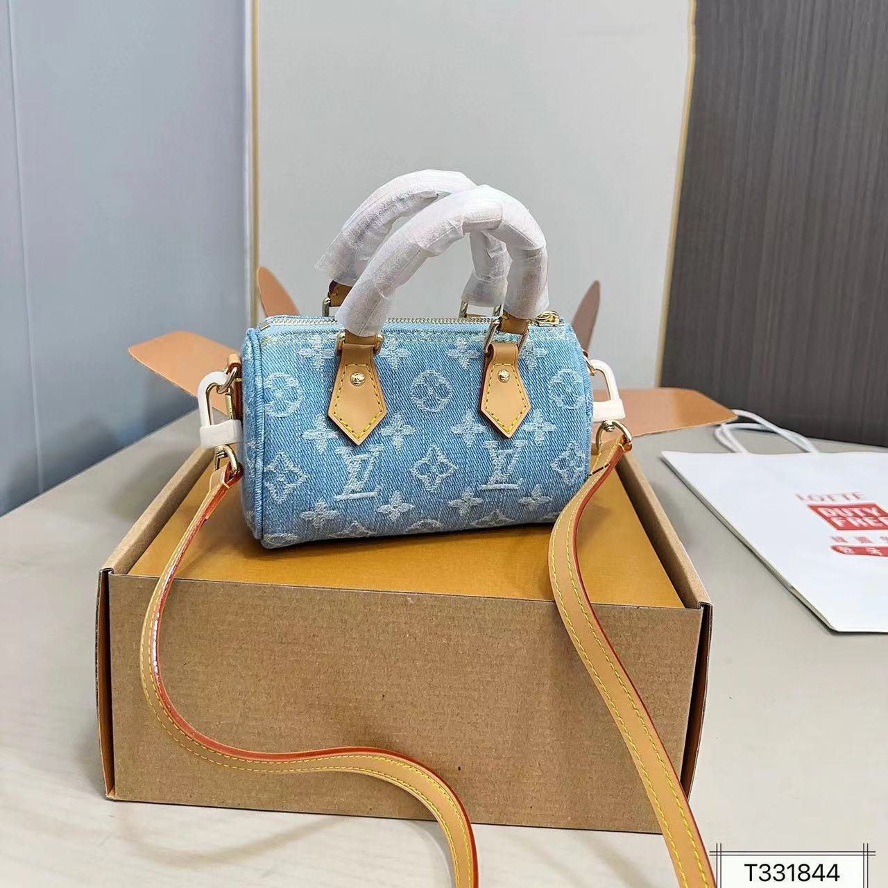 LV ジャガードデニムハンドバッグ S【50％割引+送料無料】