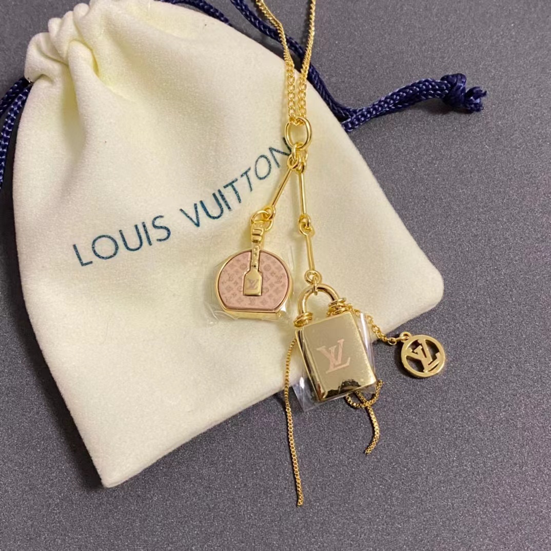 LVロックネックレス【50％割引+送料無料】