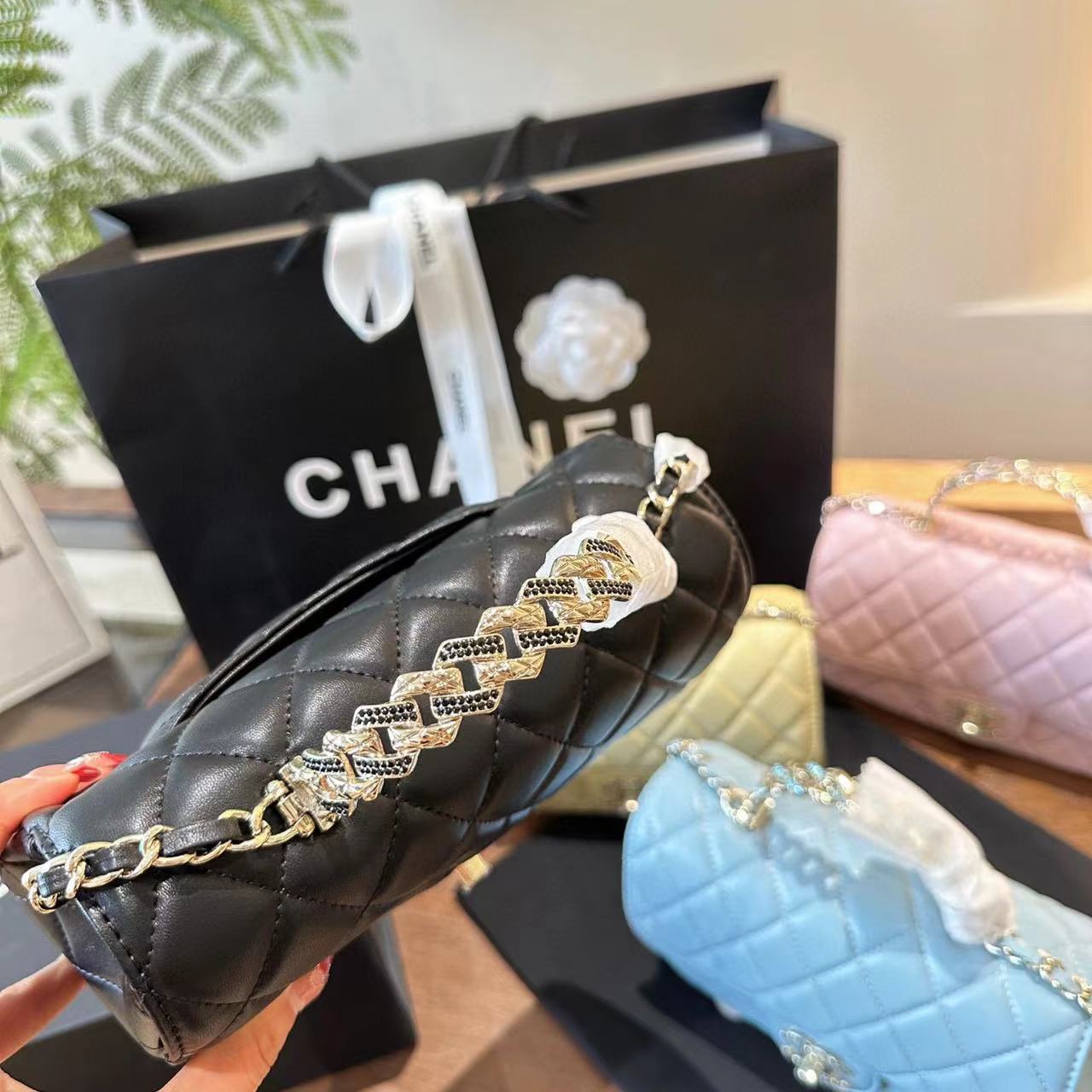 CHANE1 新作チェーンショルダークロスボディバッグ【50％割引+送料無料】