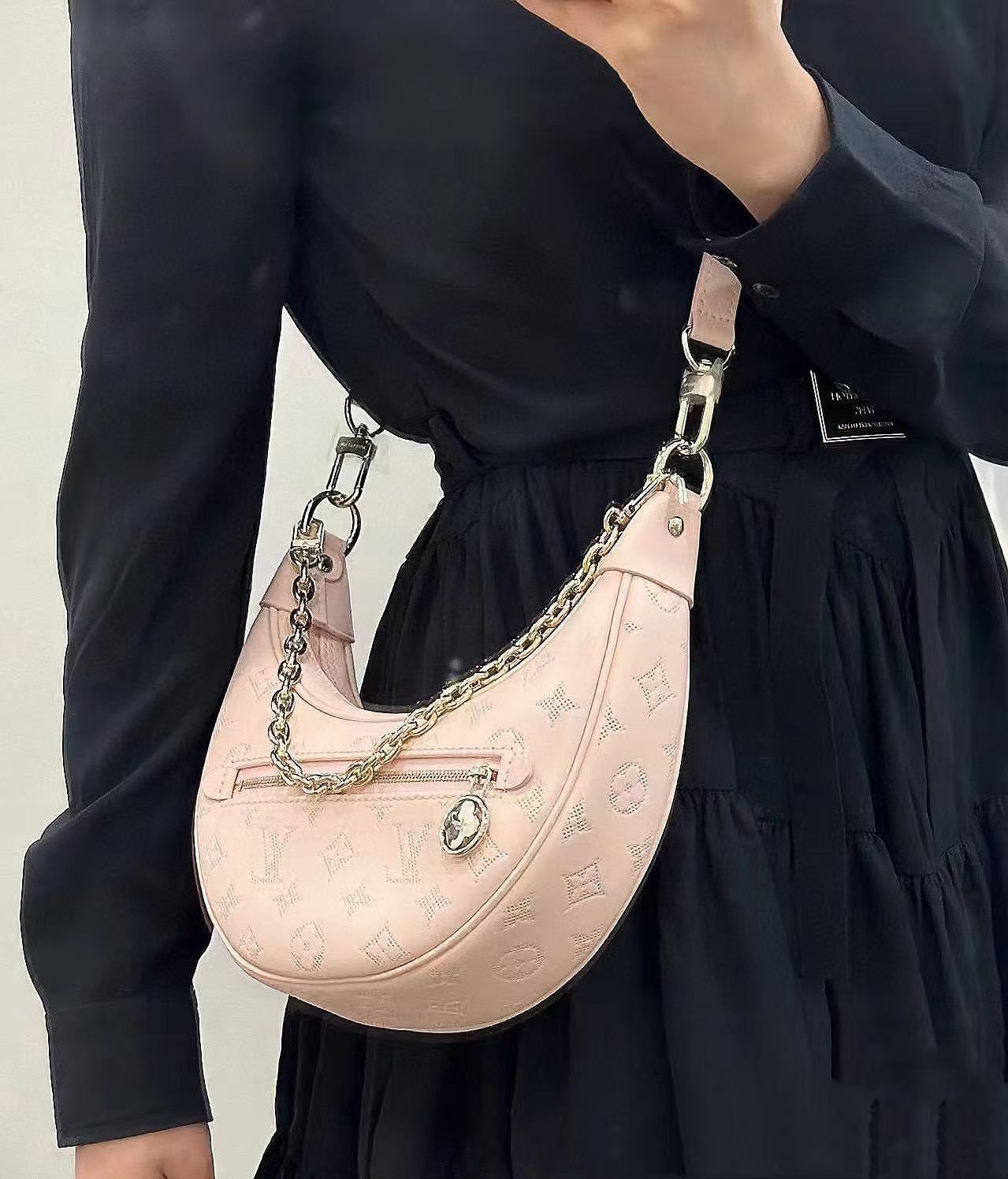 LV vintage チェーン脇の下バッグ【50％割引+送料無料】