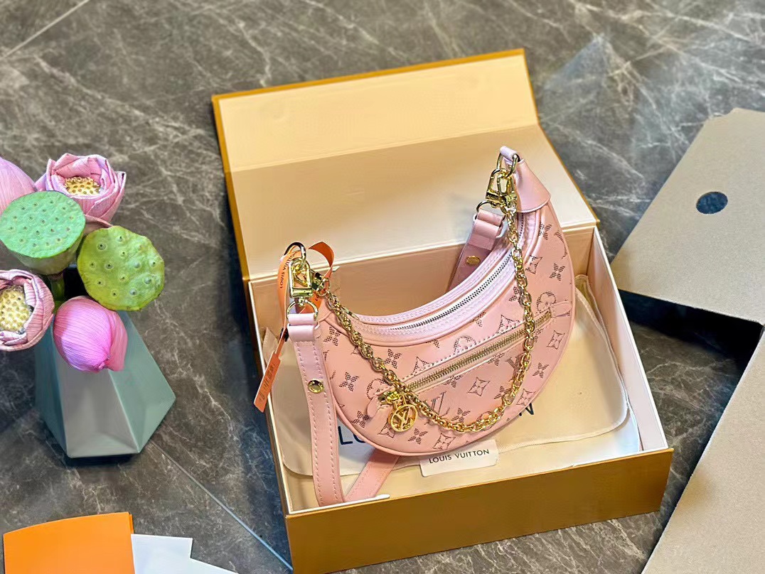 LV vintage チェーン脇の下バッグ【50％割引+送料無料】