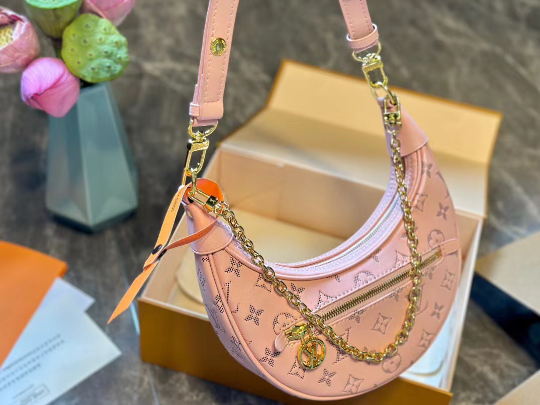 LV vintage チェーン脇の下バッグ【50％割引+送料無料】