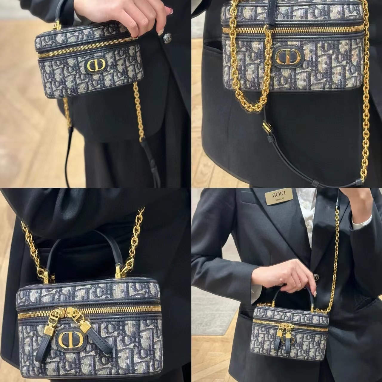 DI0R CD老眼チェーン化粧バッグ【50％割引+送料無料】