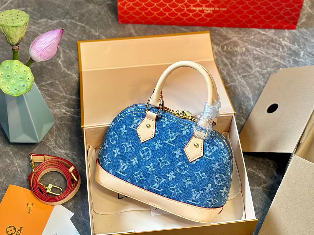 LV老眼用デニムシェルバッグ【50％割引+送料無料】