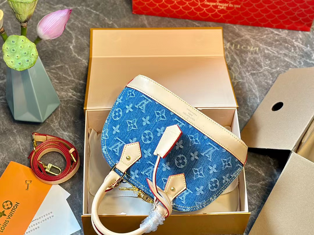 LV老眼用デニムシェルバッグ【50％割引+送料無料】