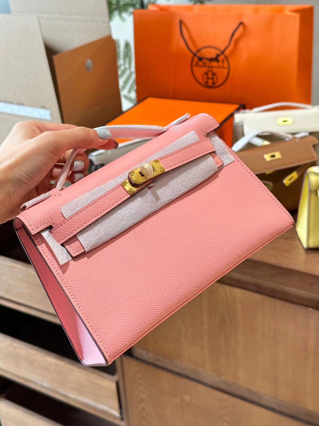 HERME5 mini kelly ジェネレーションハンドバッグ【50％割引+送料無料】